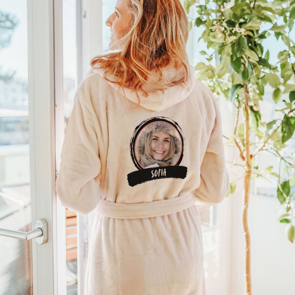 Accappatoio Personalizzato con Foto e Testo 