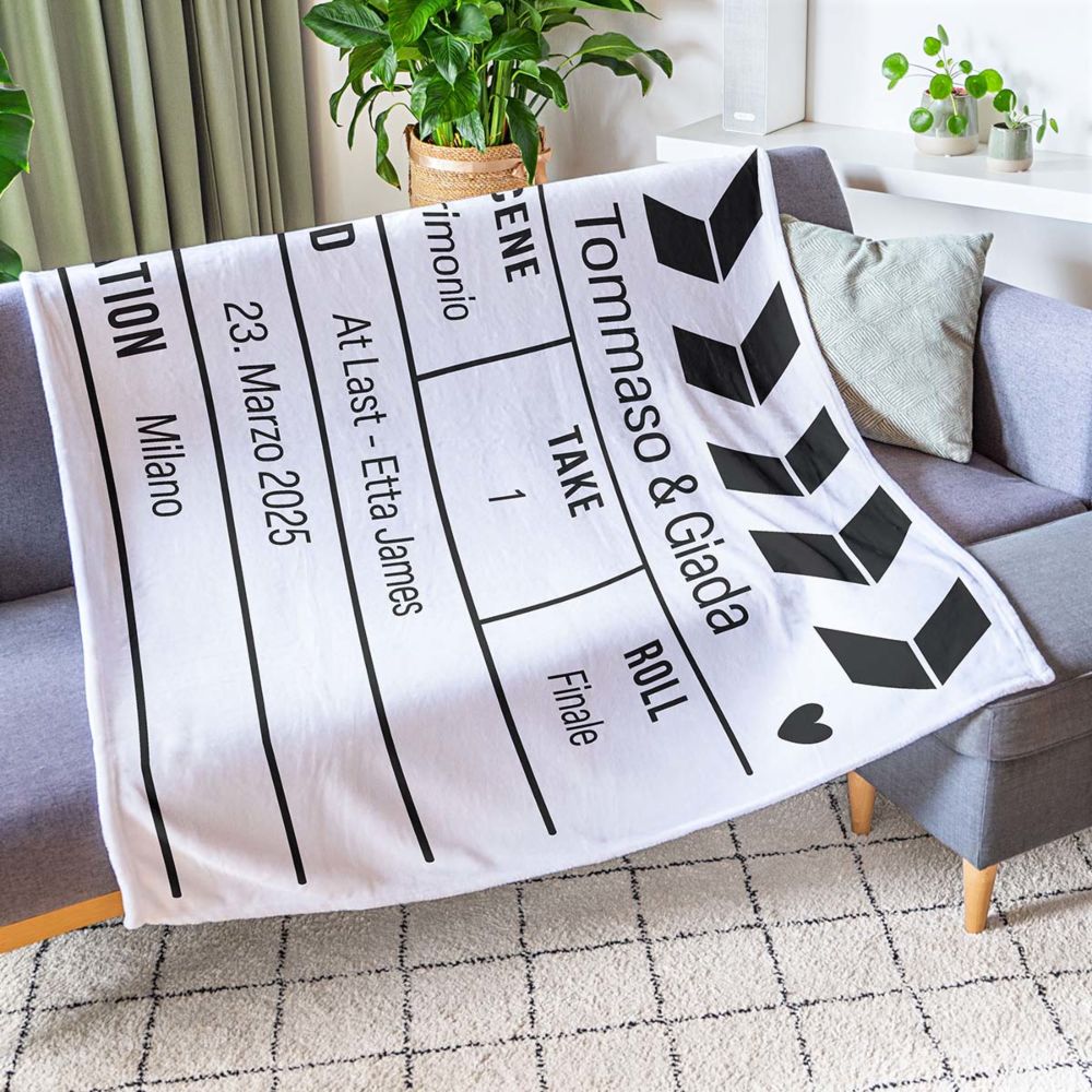 Coperta Personalizzato Ciak Cinematografico
