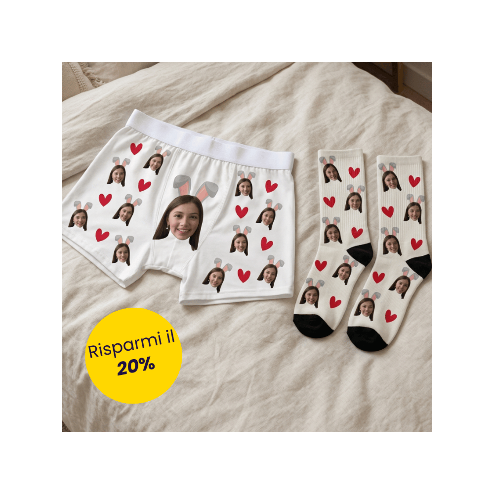 Geschenkset Ostersocken und Boxershorts