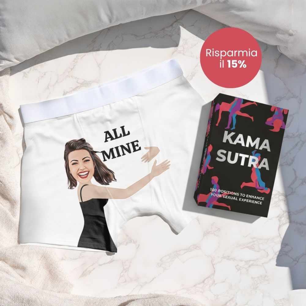 Geschenkset Boxershorts und Kamasutra Karten