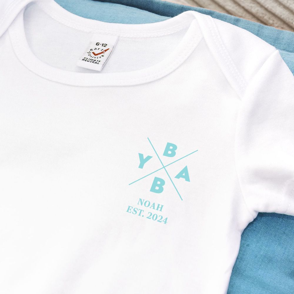 Body Neonato Personalizzato con Nome e Anno