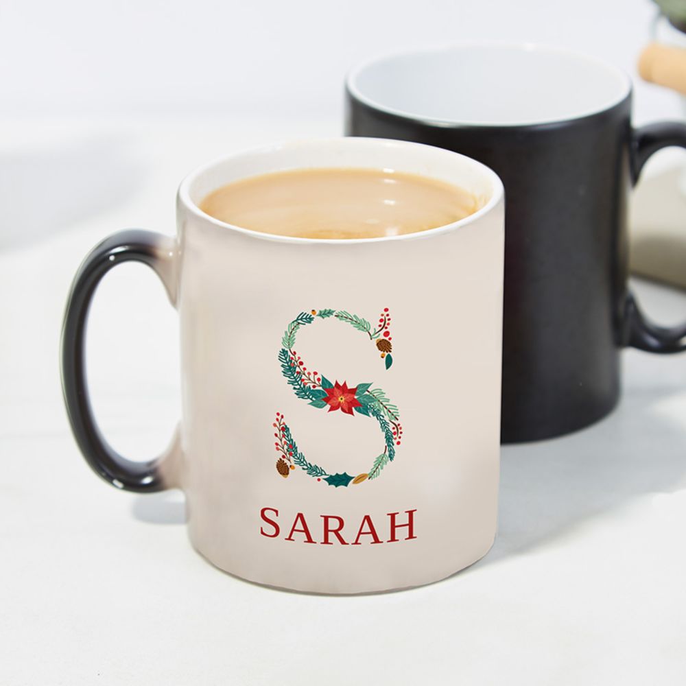 Tazza Personalizzata con Monogramma Invernale