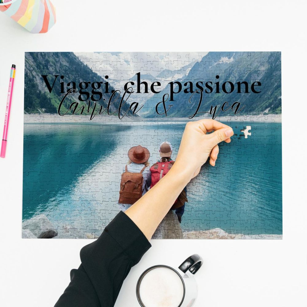 Puzzle Personalizzato con Foto e Testo