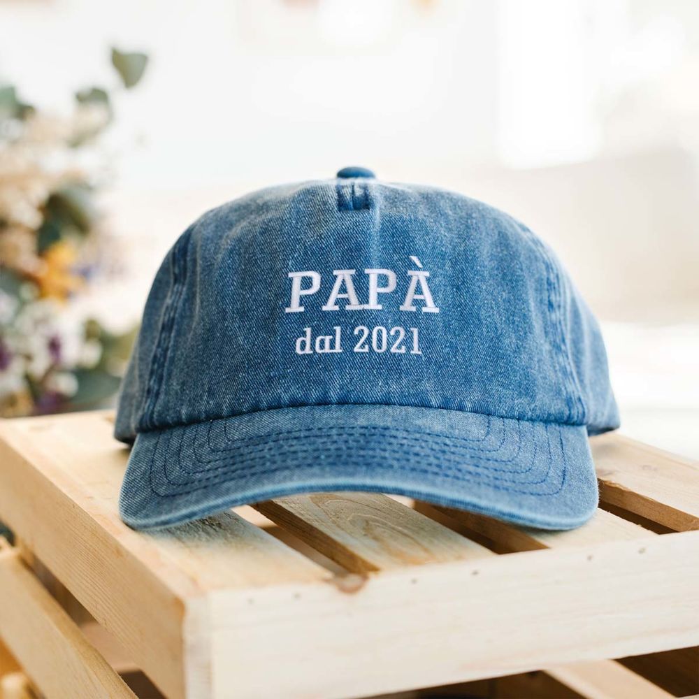 Cappellino personalizzabile con 2 righe di testo