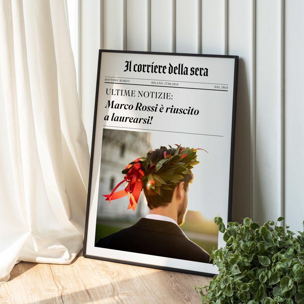Poster Personalizzato Giornale