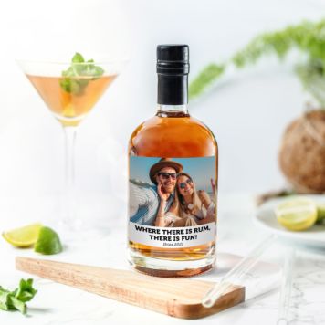 Rum Personalizzato con Foto e Testo