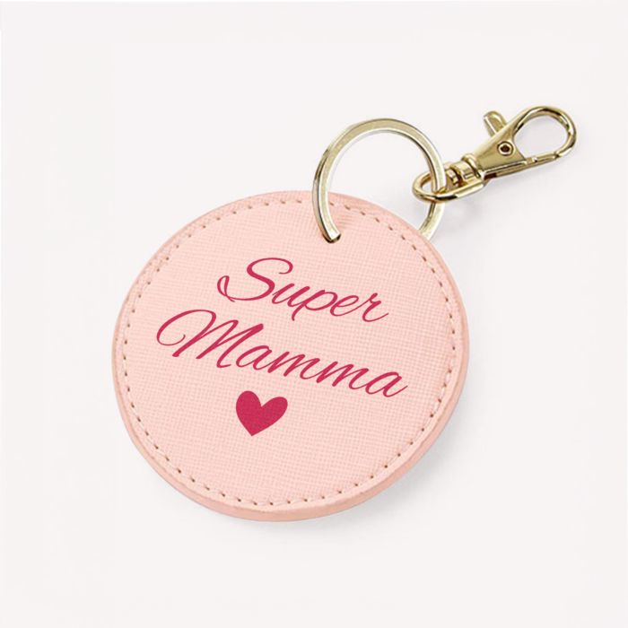 Portachiavi Personalizzato Rotondo con Testo