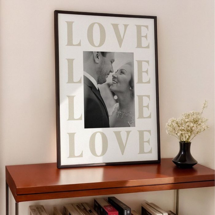 Poster Personalizzato con Design d’Amore e Foto