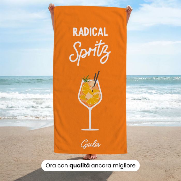 Telo Mare Personalizzato con Drink e Frasi