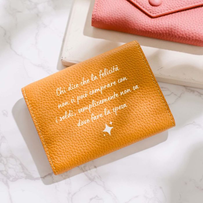 Portafoglio Personalizzato con Testo e Simbolo