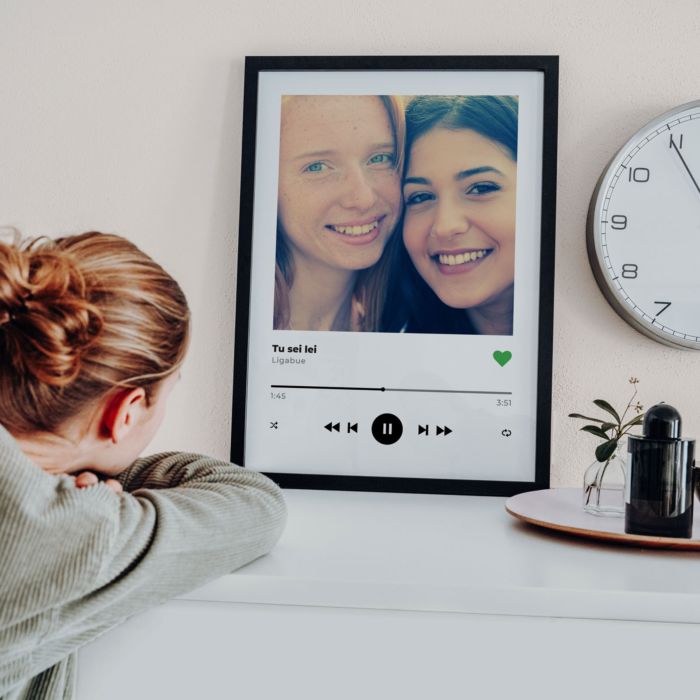 Poster Personalizzato con Foto e Canzone